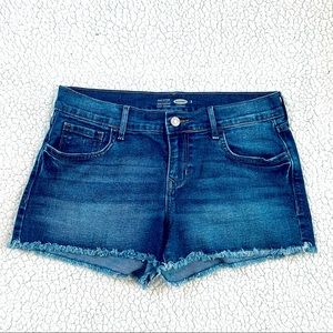 Fringe shorts 3” seam mid rise size 2